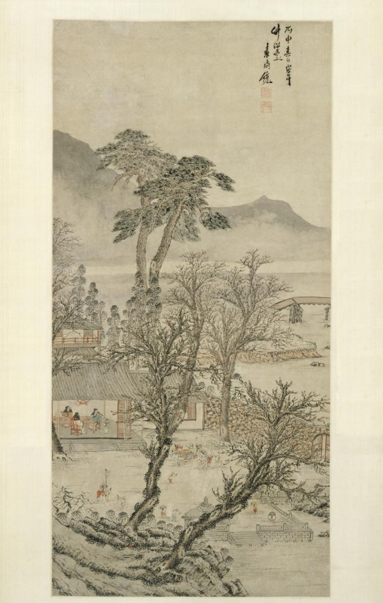 广州艺术博物院开年大展,50余件明清绘画还原古代春日生活